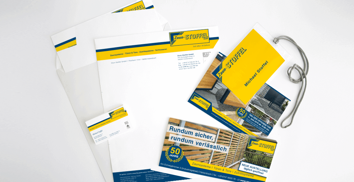 Corporate Design Zaun Stoffel Corporate Design Zaun Stoffel