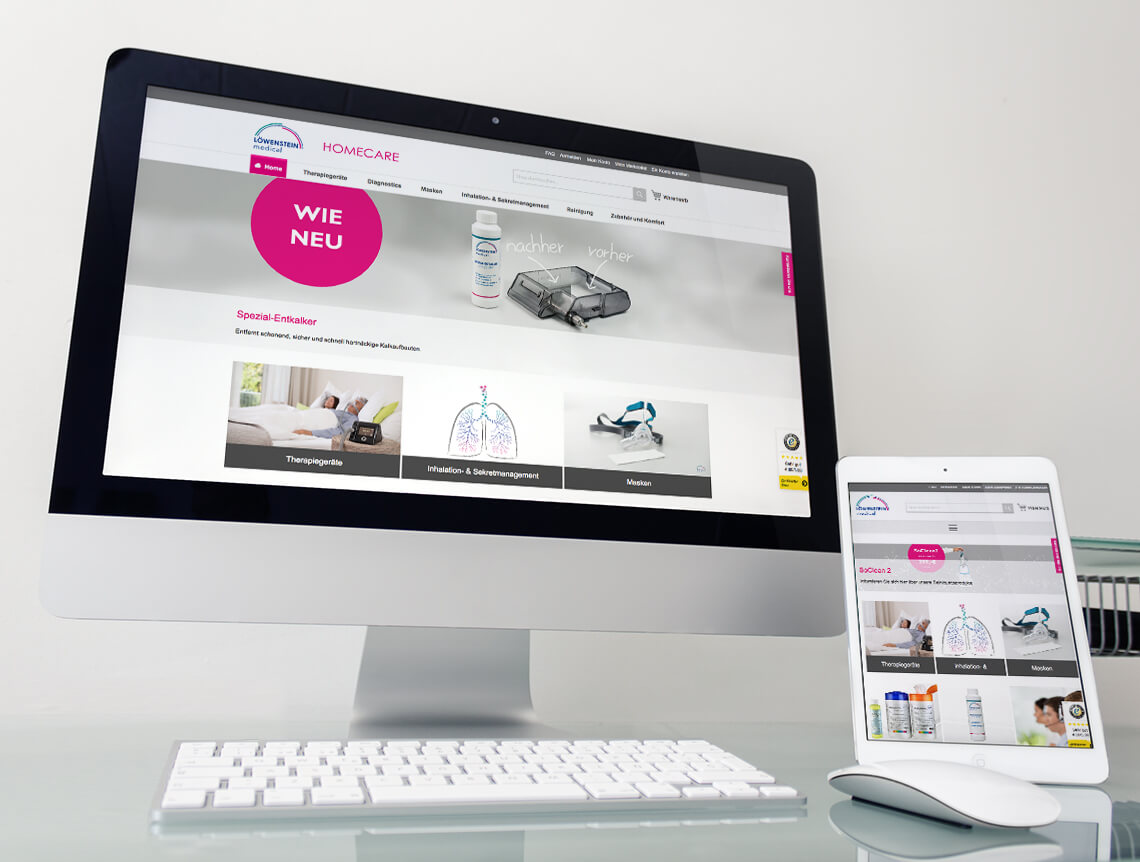Löwenstein Homecare Magento-Shop Löwenstein Homecare Magento-Shop