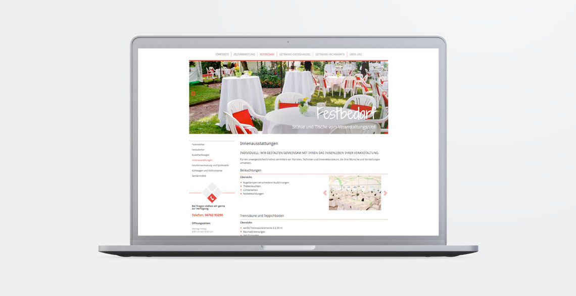 Reuther & Wagner Webdesign Unterseite Laptop Reuther & Wagner Webdesign Startseite Laptop