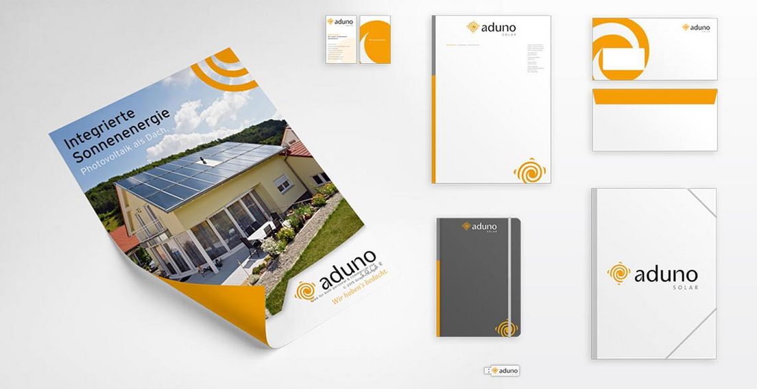 aduno solar Corporate Design