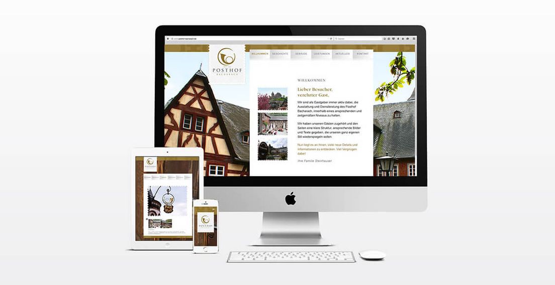 Responsive Webdesign, Posthof Bacharach