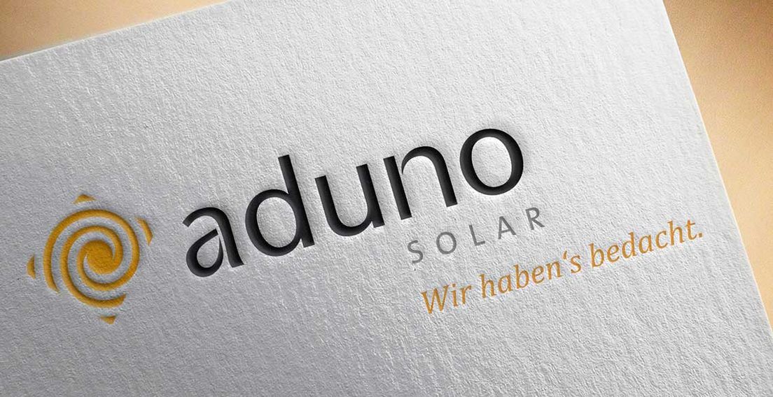 aduno Solar Logodesign