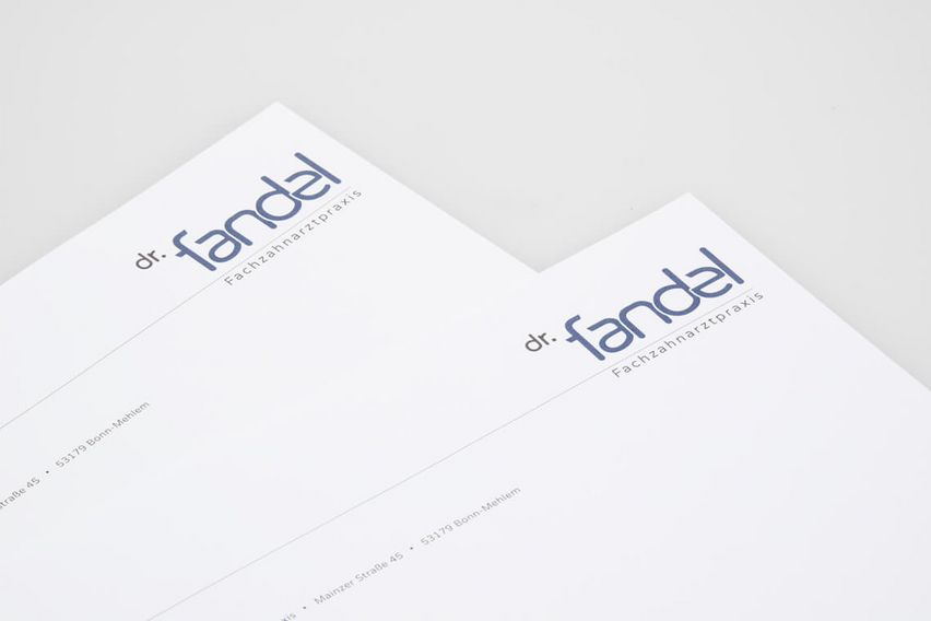 Dr. Fandel Logoentwicklung